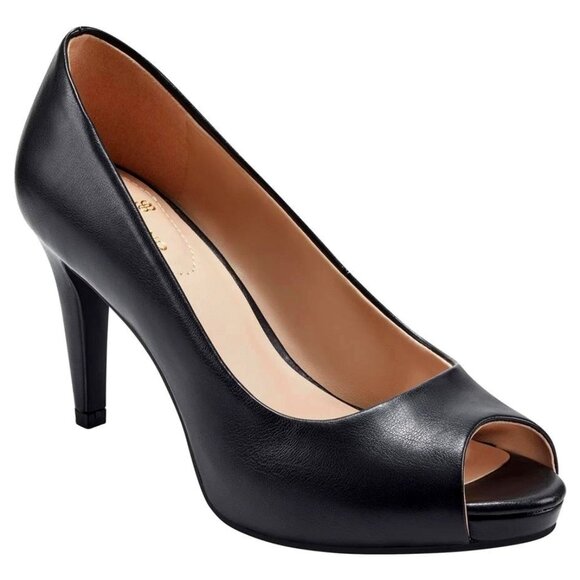 Bandolino Women's Rainaa Platform Stiletto Peep Toe Pumps - Picture 1 of 3